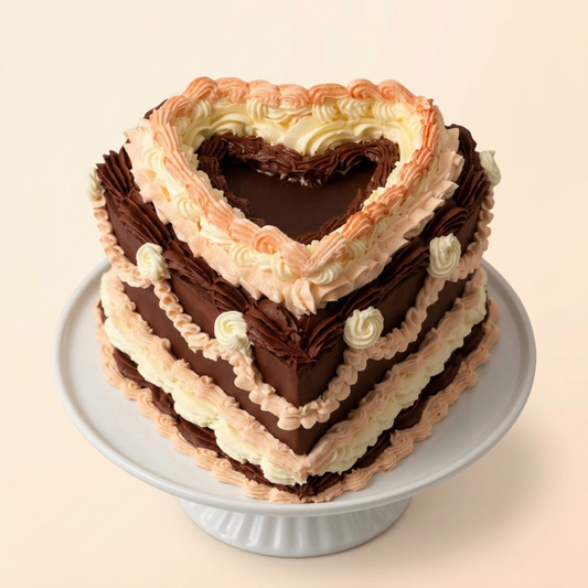 VINTAGE RUFFLE SWIRL CAKE