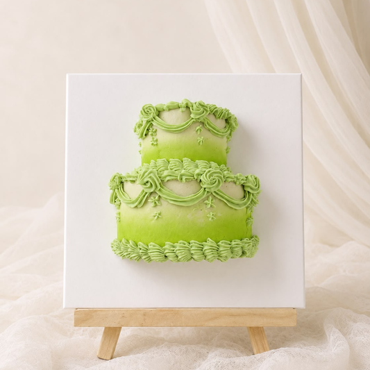 Enchanted Garden Canvas Cake